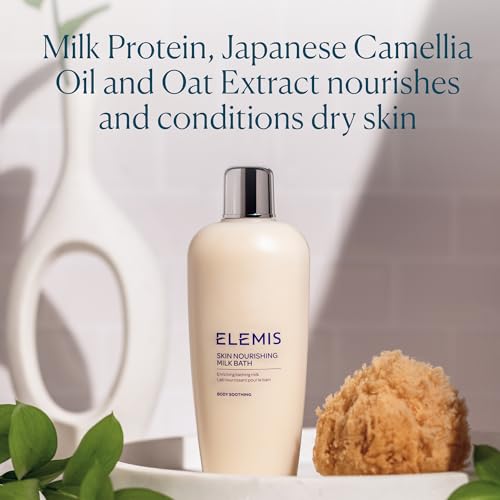 ELEMIS Skin Nourishing Milk Bath 400ml – Softening Body Cleanser for Dry Skin