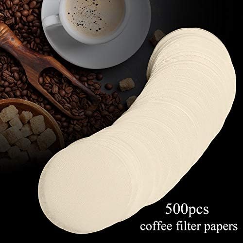 Outus 1000 Pieces Replacement Paper Filters Compatible with Aeropress Coffee Makers Round 2.5 Inch Paper Filters Disposable for Espresso Coffee
