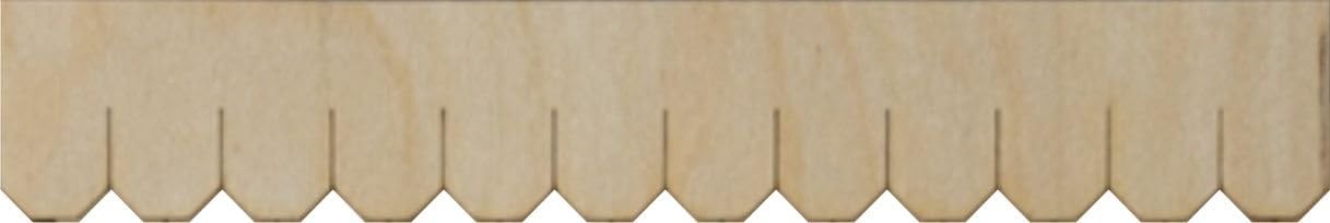 Greenleaf Doll Houses 1/2" Scale Miniature Octagon Shingle Strips Half Scale