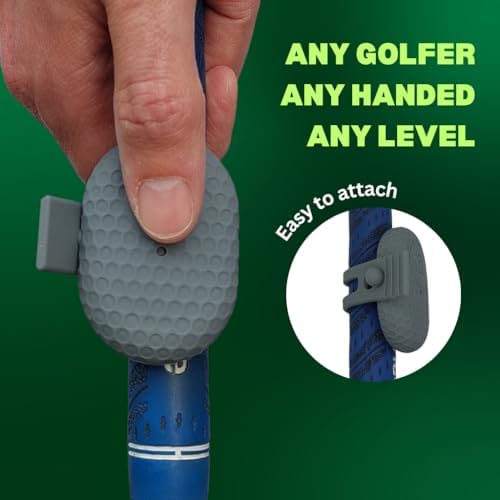 SnapSwing Hands-Free Golf Swing Recorder – Instantly Film Every Swing from Your Club Grip – Fix Your Swing Faster Without a Coach – Bluetooth