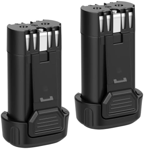 2 Pack 3000mAh 8V Li-ion Replacement Battery Compatible with DEWALT DCB080 DCF680N1 DW4390 DCF680N2 DCL023 DCF680 DCB095 DCF682 Cordless Power Tools