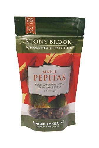 Stony Brook Maple Pepitas, 3 ounce bags (pack of 6)