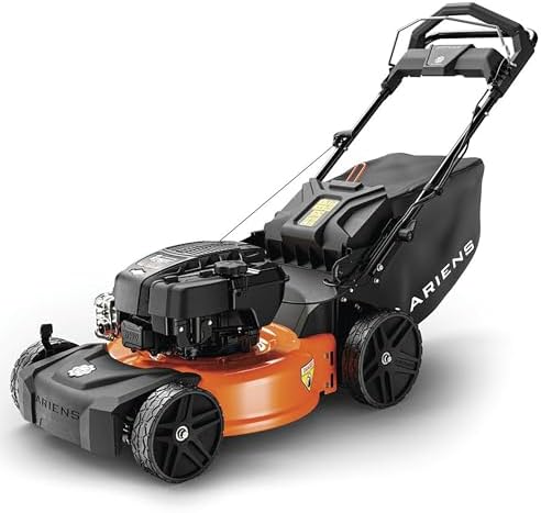 Ariens Razor 21 Inch Self Propelled Lawn Mower with Dual Blades and Reflex Speed Control, 7 Cutting Positions, Vertical Storage, Alloy Steel