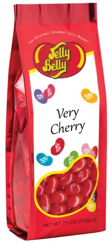 Jelly Belly Very Cherry Jelly Beans - 7.5 oz Gift Bag - Genuine, Official, Straight from the Source