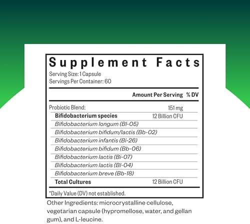 Seeking Health ProBiota Bifidobacterium, 60 Capsules, Probiotic Supplement for Digestive Health, Bifido Only, Vegan- and Vegetarian-Friendly