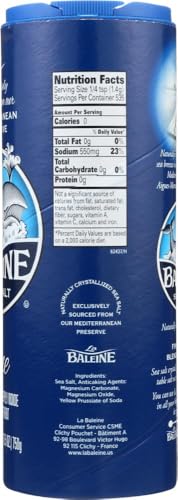 La Baleine · French Fine Sea Salt · 750g - 26.5 Oz (Pack of 2)