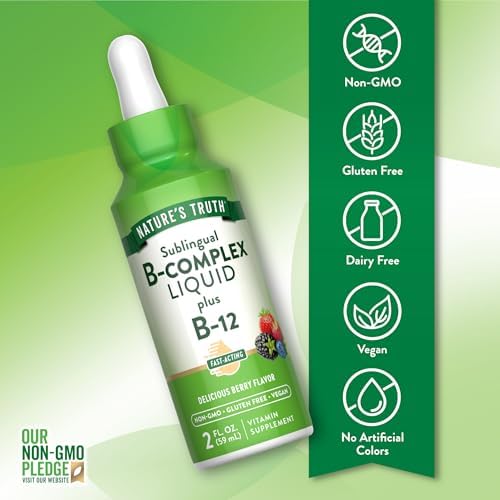 Nature's Truth Sublingual B Complex | with B12 | 2 Fluid Ounces