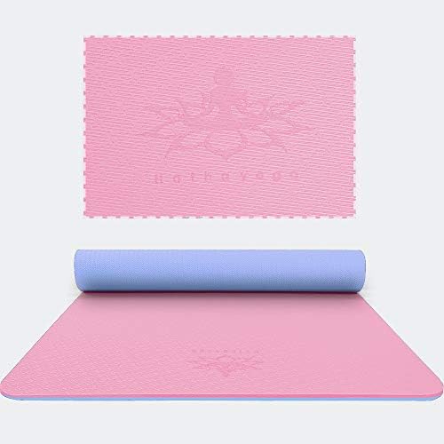 Hatha Yoga Extra Thick TPE Yoga Mat - 72"x 32" Thickness 1/2 Inch -Eco Friendly- With High Density Anti-Tear Exercise Mats For Home Gym Travel &