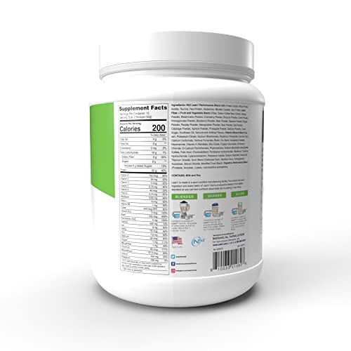 Lean1 Vanilla, Meal Replacement Protein Shake, 15 Serving Tub
