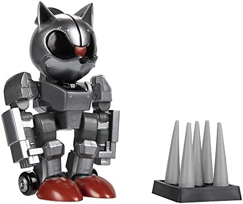 Sonic The Hedgehog 4-Inch Action Figure Mecha Sonic with Spike Trap Collectible Toy