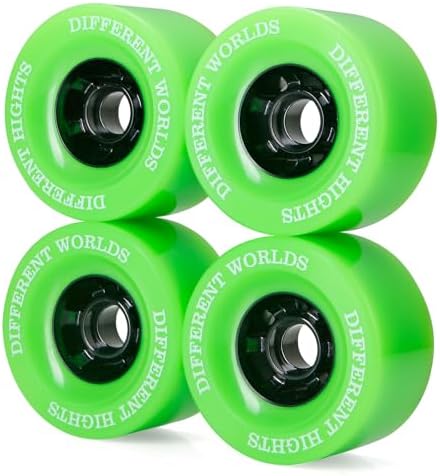 vanpro DIY Electric Skateboard Longboards Wheel 90MM 9052 pu for Cruising, Carving, Free-Style, Wheels Flywheels 608rs Bearings Cored Classics Wheel