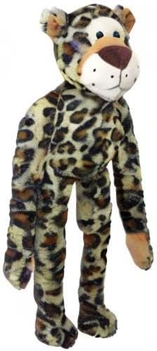 Multipet Swingin' Safari Monkey Dog Plush Toy - Squeaky Dog Toy for All Dogs - Extra Soft Plush Dog Toy - Stuffed Animal Dog Toy for Cuddling & Playing - Cute Dog Pet Toy (27”, Brown, 5 Squeakers)