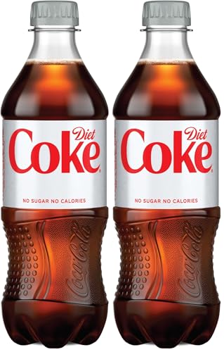 Diet Coke Soda Soft Drink Bottles, 12 fl oz, 8 Pack | No sugar, no calories, 46 mg caffeine per bottle