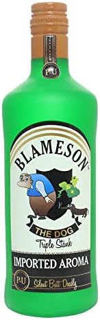 SILLY SQUEAKERS Tuffy Liquor Bottle Dog Toy: Squeaky Dog Toy, Washable and Floats, Vinyl Construction
