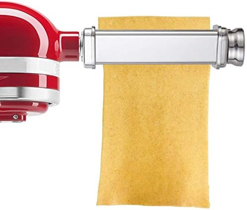 GVODE Pasta Roller Attachment for KitchenAid Stand Mixer, 8 Settings | 304 Stainless Steel, 8 Adjustable Thickness Settings (0.4-2mm), Fits all KitchenAid Stand Mixer Models