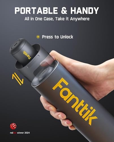 Fanttik S1 Pro Electric Screwdriver, Power Screwdriver | 16 S2 Steel Bits, 3 Torque Settings, Max 6 N.m, 2000mAh Battery, LED Light & 1/4''Hex