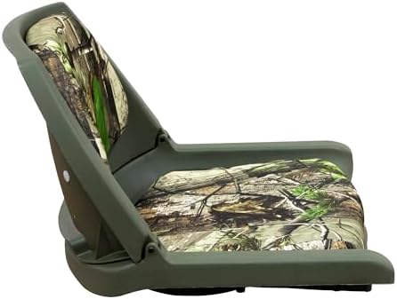 Wise Camo Padded Fold Down Seat, Shadow Grass Blades/Brown Shell