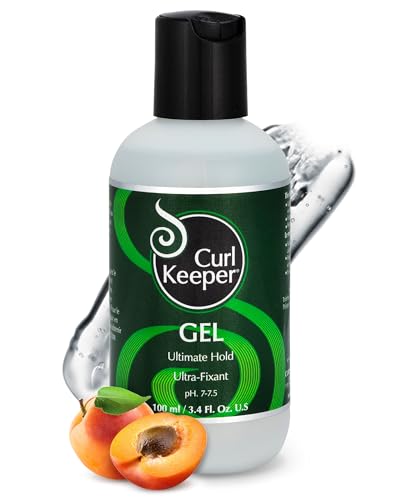 Curl Keeper Ultimate Hold Hair Gel for Curly Hair, 8 Fl Oz - Frizz-Free Hair Styling Gel for Men & Women - Light-Weight Formula Holds Curls with No Product Build Up - Wavy & Curly Hair Products