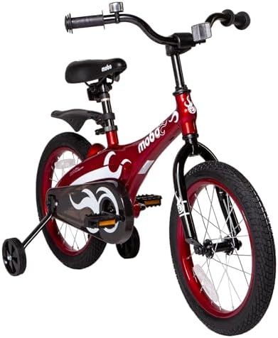 Mobo Childrens-Road-Bicycles Lite Bike w/Training Wheels. 16” Bicycle for 4-6 Years Olds
