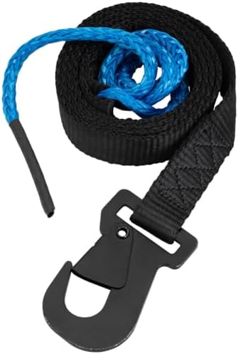 Tusk Plow Lift Strap for ATV/UTV Winch 94 Inch Length Heavy Duty Snow Plow Lift Strap, 3,200lbs