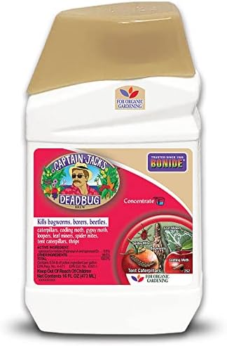 Bonide Captain Jack's Deadbug Brew, 32 oz Concentrate Outdoor Insecticide and Mite Killer for Organic Gardening | Outdoor Insecticide and Mite Killer, For Organic Gardening
