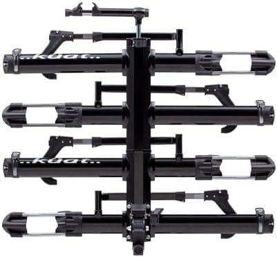 Kuat NV Add-On 2.0-2" - +2-Bike Rack, Black Metallic (NA22B) | Increases 2" NV 2.0 to a 4-Bike Hitch Rack, Rugged All-Metal Construction, E-Bike Compatible, Easy Installation