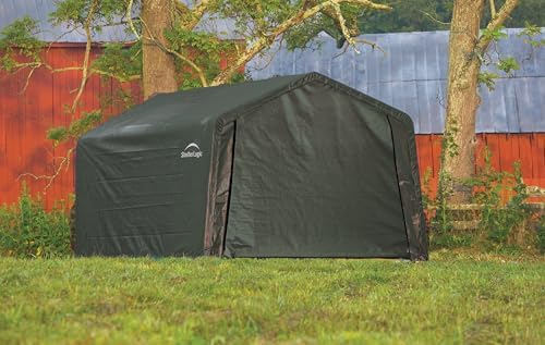 ShelterLogic Replacement Cover Kit (Frame Not Included) 12 x 20 x 8 ft. Peak 7 oz Green Fits Models 62691,62791,62678