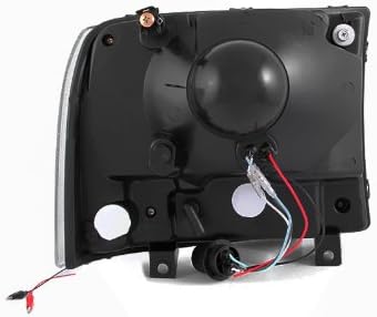 ANZO USA 111106 Ford Black Amber Headlight Assembly - (Sold in Pairs)