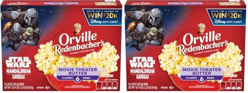 Orville Redenbacher’s Popcorn, Movie Theater Butter Flavor, 3 oz., 6-ct