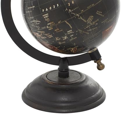 Deco 79 Mango Wood Globe, 6" x 5" x 8", Cream