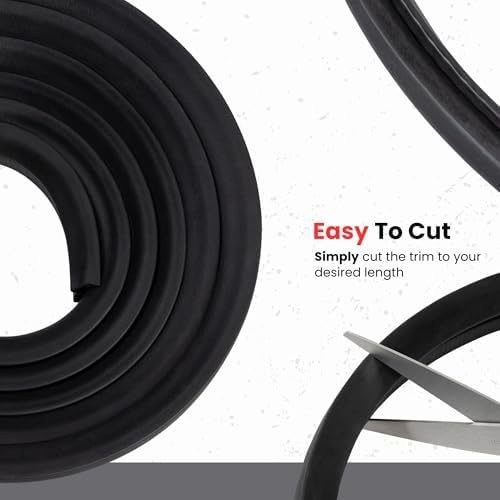 Trim Seal Vertical Bulb Lock Seal 0.87" Bulb Height x 0.039" to 0.22" Grip Range (5 Feet)