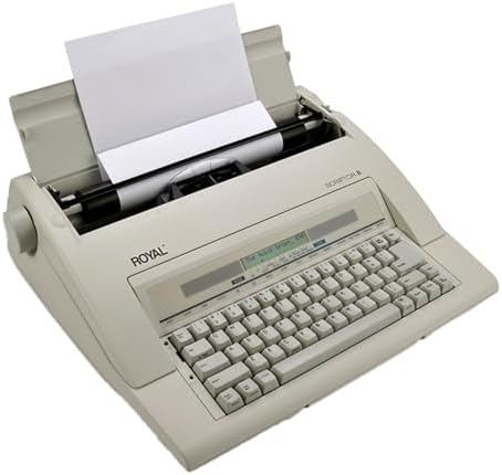 ROYAL 69147T Scriptor II Typewriter, White