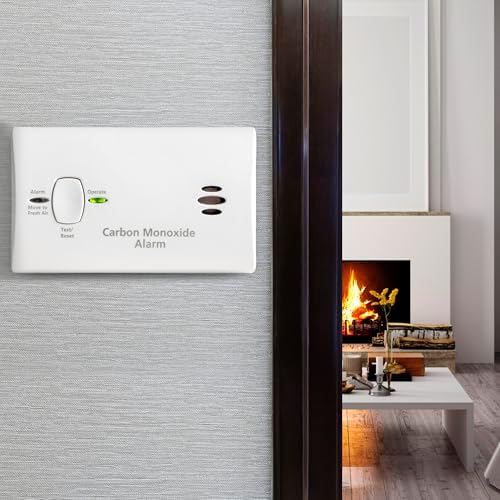 Kidde Carbon Monoxide Detector, AA Battery Powered, Portable for Travel or Home, 85 dB Alarm, LED Status Indicators, 3rd Edition, 6 Pack