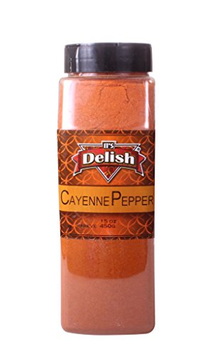 Cayenne Pepper Powder by It’s Delish, 5 LBS Bulk Bag | All-Natural Red Pepper Powder for Cooking, Camping, and Meals | Kosher and Non-GMO
