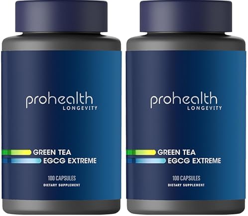 ProHealth Longevity Green Tea EGCG Extreme (390mg EGCG, 100 Capsules) (Green Tea Supplement)
