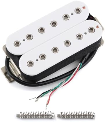 FLEOR Bridge Pickup Ceramic Double Coil Humbucker Pickups for Electric Guitar Pickup-Black