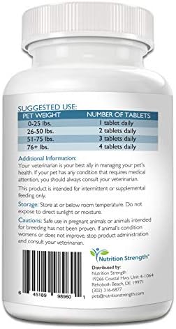Taurine for Dogs, Support for a Healthy Heart Function, Resist Inflammatory Diseases, with Coenzyme Q10 to Help Manage Heart Failure and DCM in Dogs