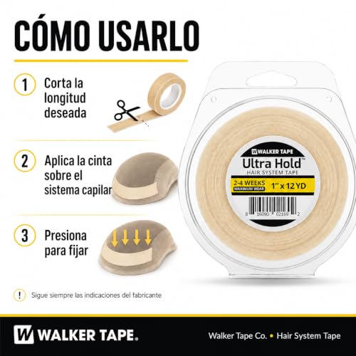 Walker Tape Hold Hair Extension Tape Roll 1" x 12 Yard