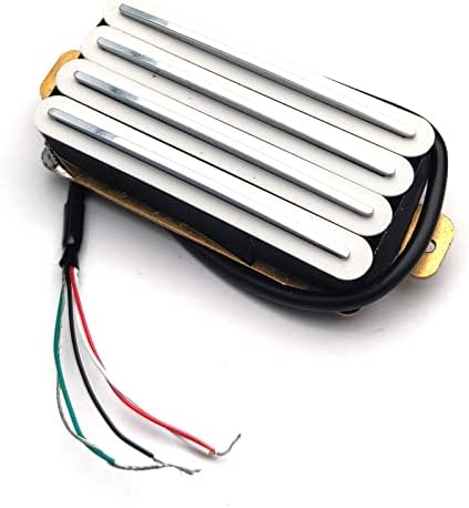 SAPHUE 2-Dual Blade Electric Guitar High Output Track Type Four Coil Humbucker Pickup Black