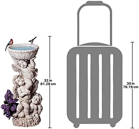 Design Toscano Three Cherubs with Urn Statue