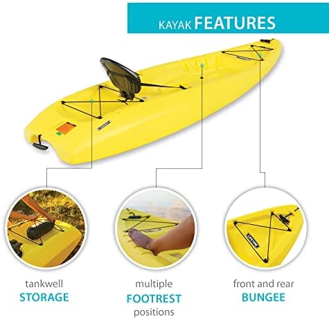 Lifetime Sit On Top Kayak, Volt 85, Yellow