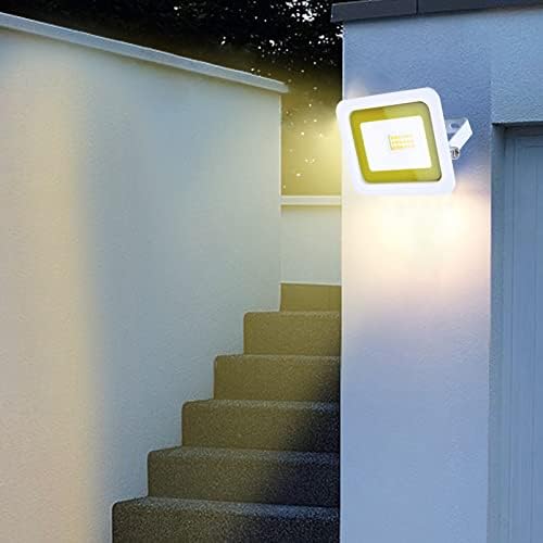MIWAT 20W 2Pack LED Flood Light, White LED Work Light with Plug