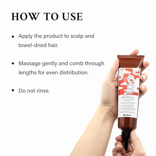 Naturaltech Energizing Gel, Leave-in fortifying Treatment for thinning hair | Moisturizes