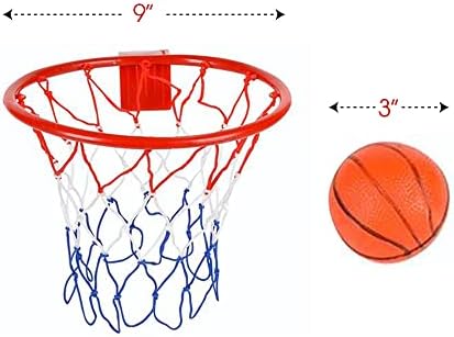 ArtCreativity Mini Over-the-Door Basketball Hoop Game – Easy to Hang