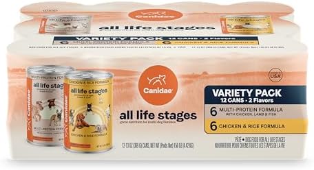 Canidae All Life Stages Premium Wet Dog Food for All Breeds, All Ages, Chicken & Rice Recipe, 13 oz. (Case of 12)