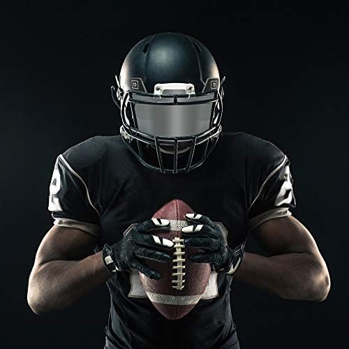TD Sports Football Visor | Fits Kids, Youth, and Adult Helmets | Eye Protection for Helmet and Facemask