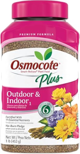 Osmocote Plus Outdoor and Indoor Smart-Release Plant Food, 1-Pound (Plant Fertilizer) - Pack of 2