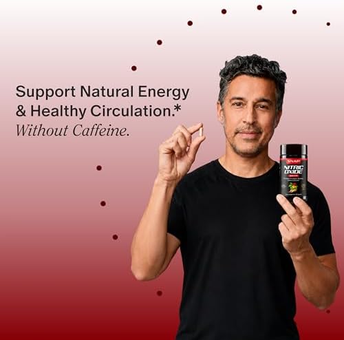 Snap Supplements Nitric Oxide Booster for Men & Women, 60 Vegan Capsules