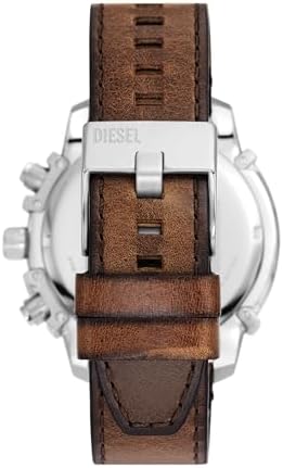 Diesel Men's Griffed Watch, Stainless Steel Chronograph Watch for Men