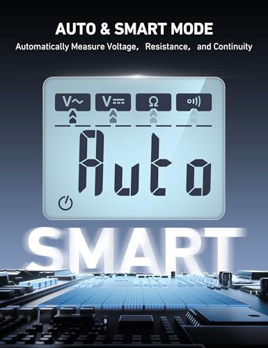 AstroAI Digital Multimeter, TRMS 4000 Counts, Auto-Ranging, Battery Test